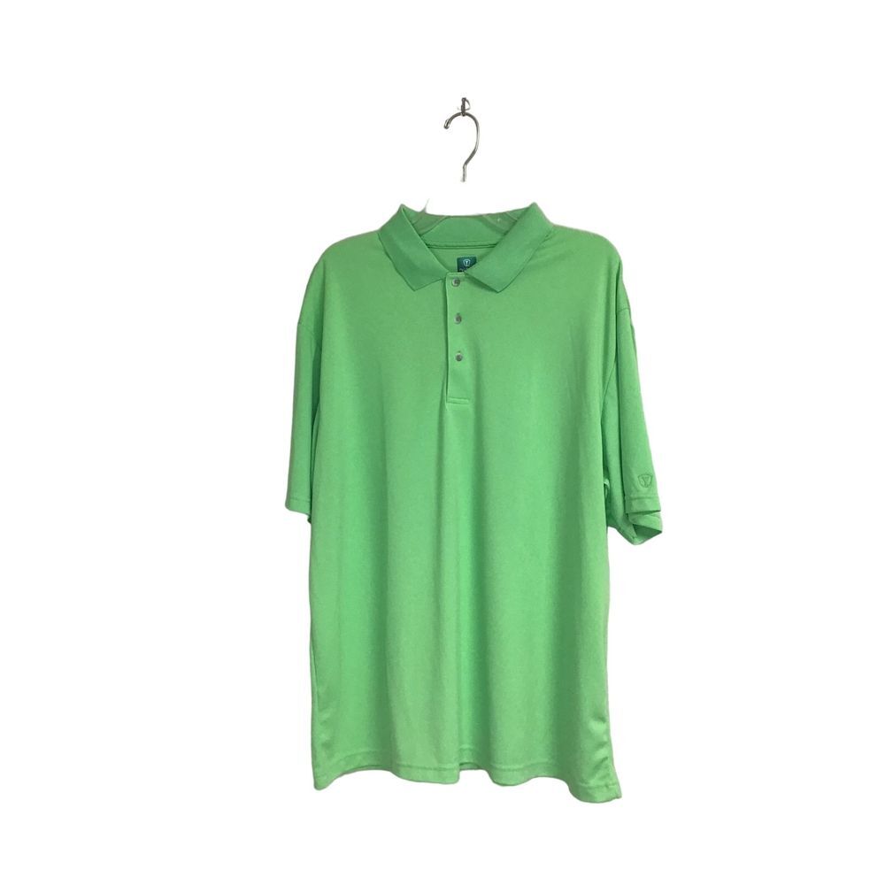 Pro Tour Bright Green Polo Golf Shirt Short‎ Sleeve Men's Size XXL